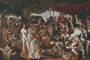 Johann Zoffany A Cockfight in Lucknow France oil painting artist
